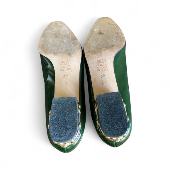 Piero Amore Emerald Leather shoes Size 6.5 - Picture 8 of 11